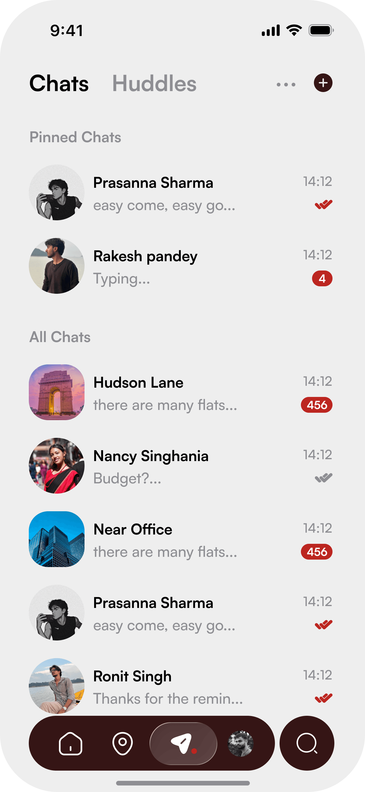 Mitro compatibility matching screen